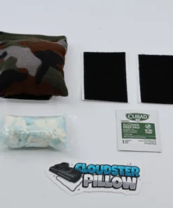 Cloudster Pillow Camo Standard (cotton cover) with everything that comes in the box