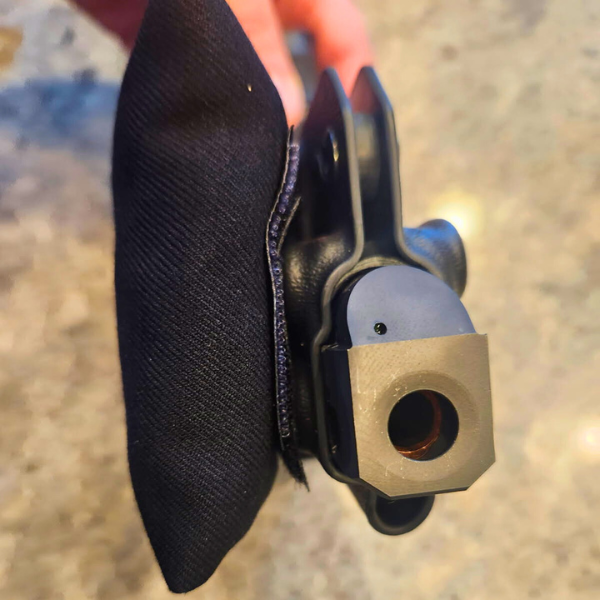 holster digging into leg