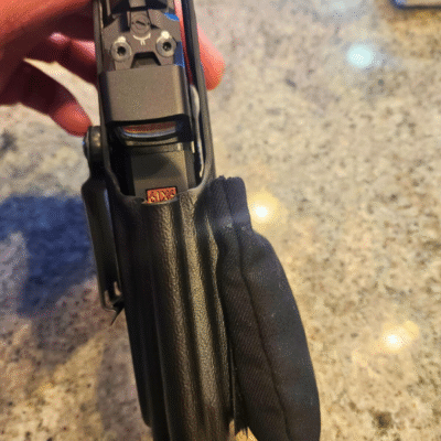 holster digging into leg