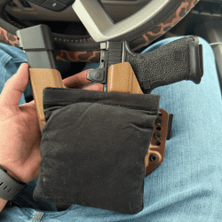 Holster for Cloudster Pillow White Wedge. Inside Waistband Pressure Tips