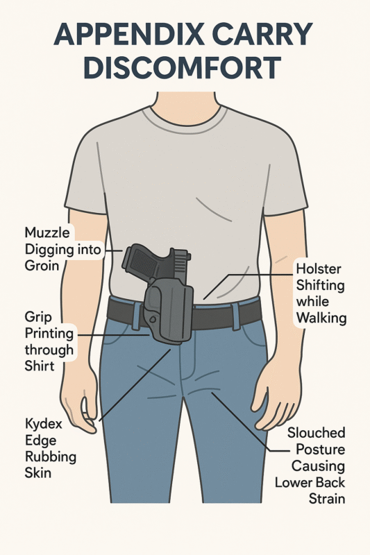 What Causes are Appendix Carry Discomfort
