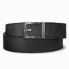Kore Black Buffalo Leather Gun Belt 1.5 inch with X3 Gunmetal buckle