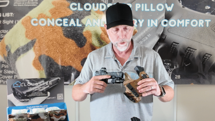 Cloudster Pillow Holster Wedge