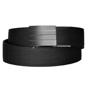BLACK TACTICAL NYLON GUN BELT 1.5"
