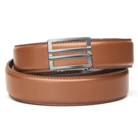 TAN ARMORTEK LEATHER GUN BELT 1.5"