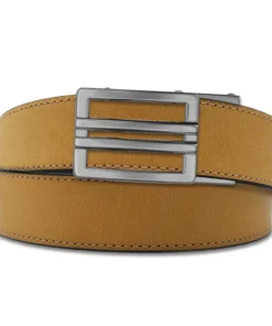 TAN BUFFALO LEATHER GUN BELT 1.5"
