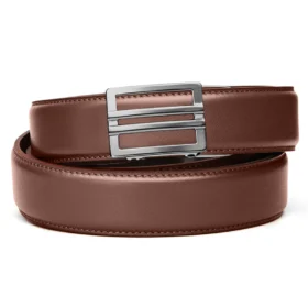 BROWN ARMORTEK LEATHER GUN BELT 1.5"