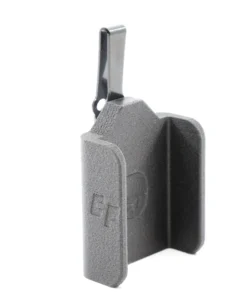 Cloudster 9mm Magnetic Pocket Mag Carrier - angled view with the deep-conceal clip
