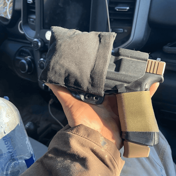 pillow wedge for holster