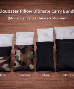 Cloudster Pillow Ultimate Carry Bundle (Mini + Standard + Deluxe + Monster)