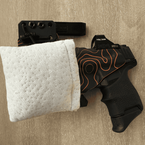 Tier 1 Concealed Holster with Cloudster Pillow for comfortable IWB Sig P365 holster wedge.