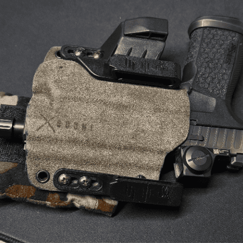 Concealed firearm holster with Cloudster Pillow for discreet storage and stealthy concealment.