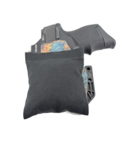 Cloudster Pillow Dark Standard holster wedge with a Glock IWB Kydex holster for appendix carry