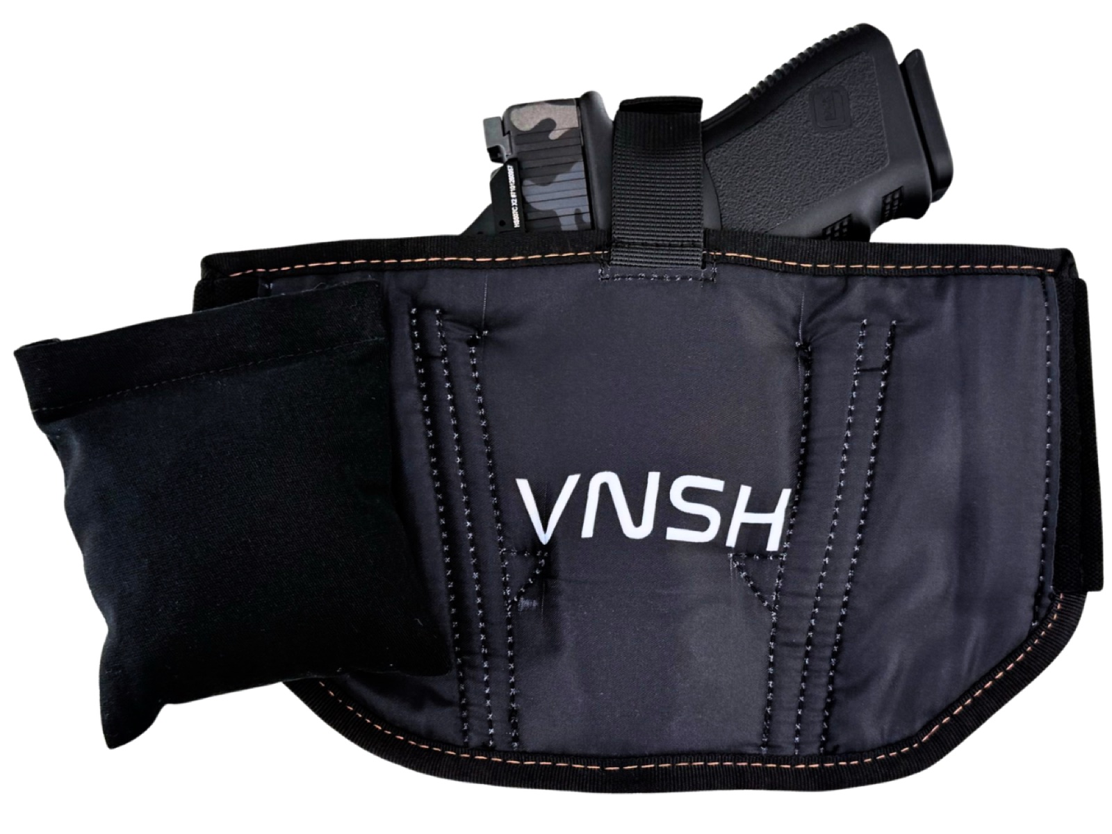 The Cloudster Pillow added behind the holster on the bellyband