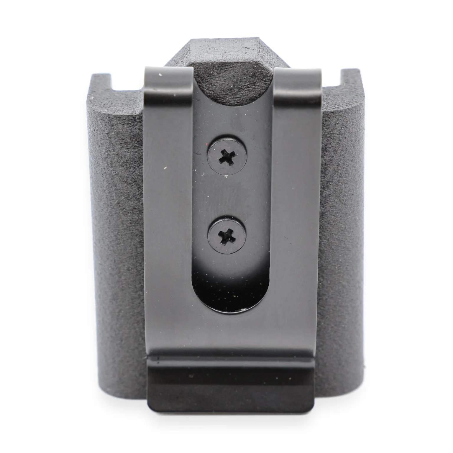 Cloudster .45 ACP Magnetic IWB/OWB Mag Carrier - back view showing mounting screws