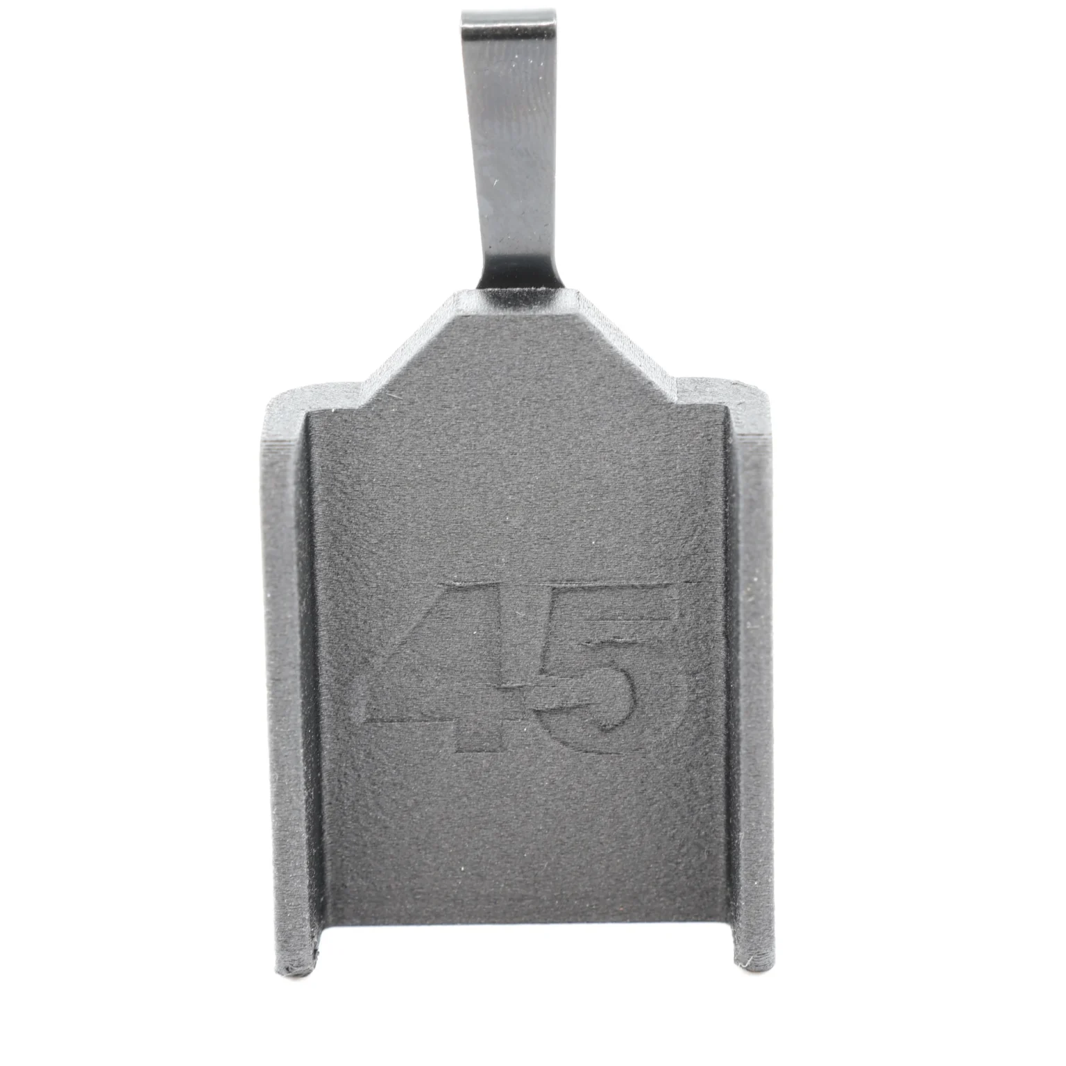 Cloudster .45 ACP Magnetic Pocket Mag Carrier - front view with the deep-conceal clip