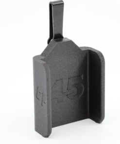 Cloudster .45 ACP Magnetic Pocket Mag Carrier - angled view with the deep-conceal clip