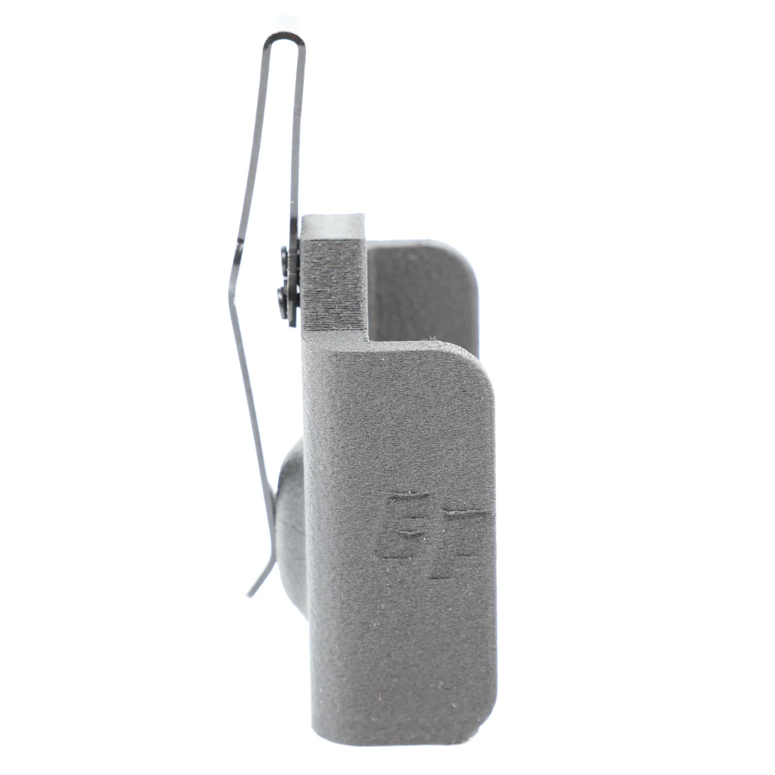 Cloudster .45 ACP Magnetic Pocket Mag Carrier - side profile with the deep-conceal clip