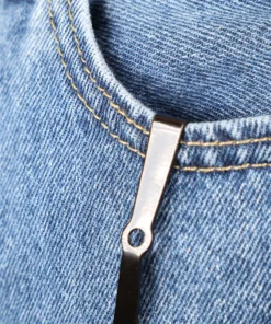 Cloudster .45 ACP Magnetic Pocket Mag Carrier carried in a jeans pocket - only the clip shows