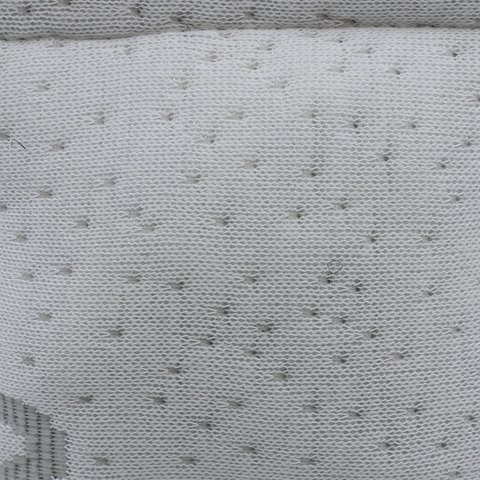 White Cloudster Pillow cover, bamboo (close-up)