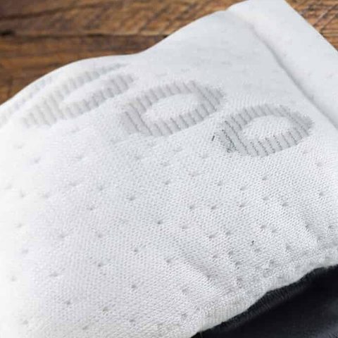 White Cloudster Pillow cover, bamboo (close-up)