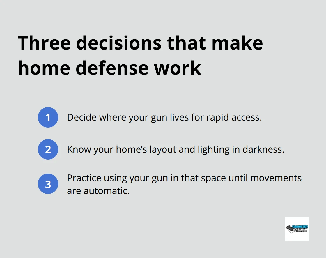 Three connected decisions for an effective home defense setup