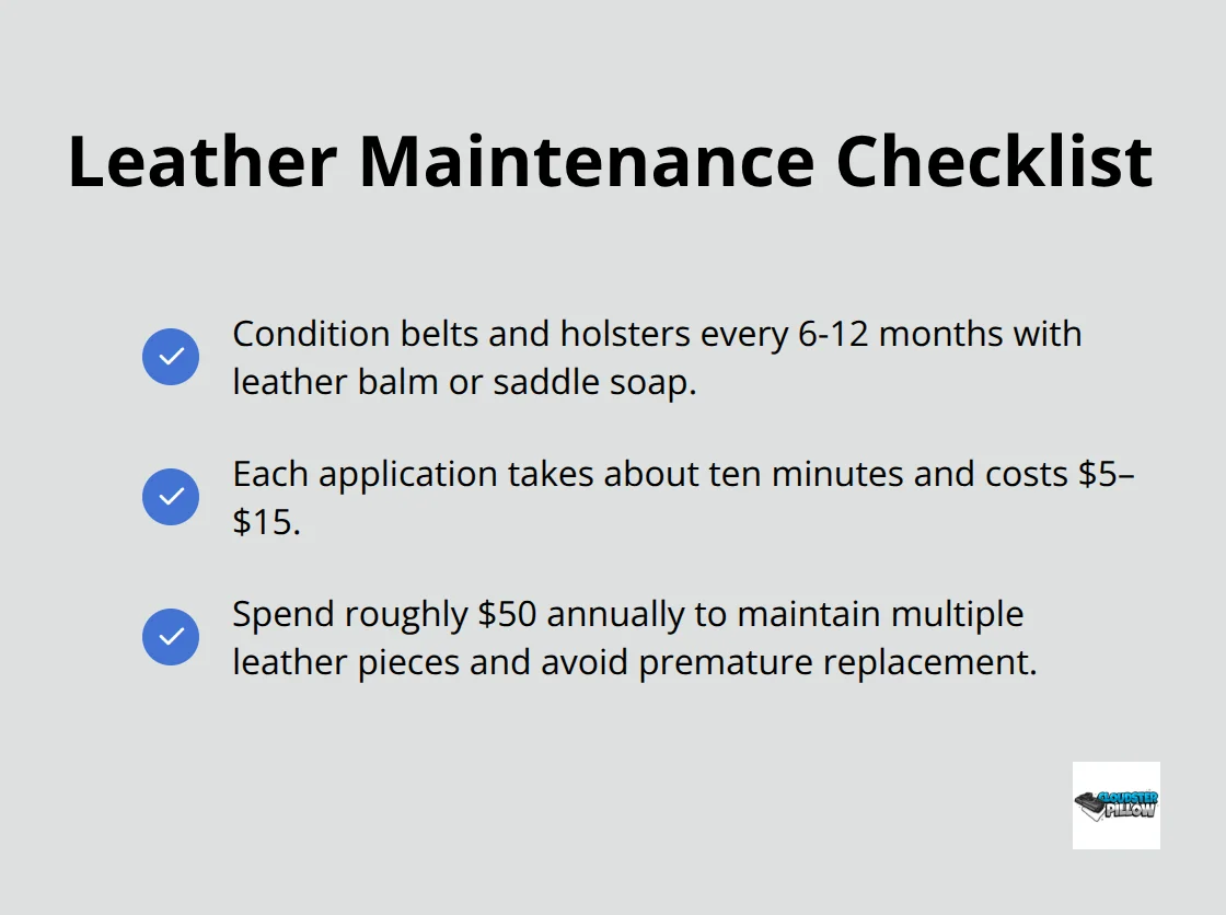 Key maintenance steps and cost for premium leather gear - leather edc gear