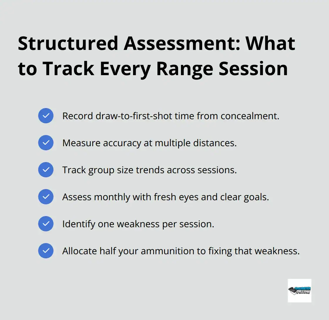 Checklist of measurable CCW training metrics to record each session. - Practical CCW training tips